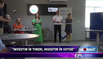 „Investim în tineri, investim în viitor”