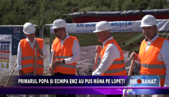 Primarul Popa și echipa EMZ au pus mâna pe lopeți