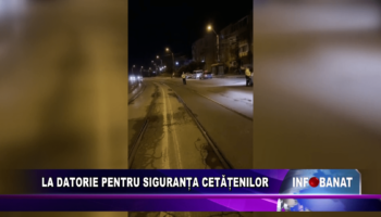 La datorie pentru siguranța cetățenilor