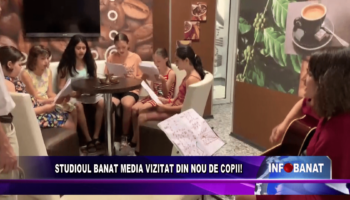 STUDIOUL BANAT MEDIA VIZITAT DIN NOU DE COPII!