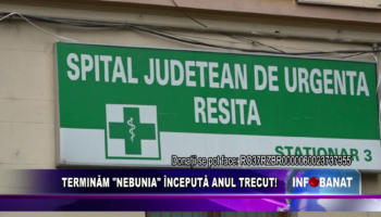 TERMINĂM „NEBUNIA” ÎNCEPUTĂ ANUL TRECUT!