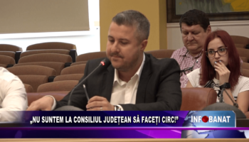„Nu suntem la Consiliul Județean să faceți circ!”