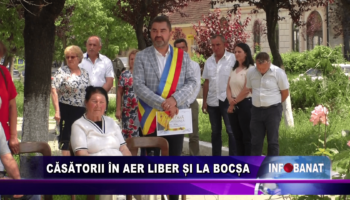 Căsătorii în aer liber și la Bocșa