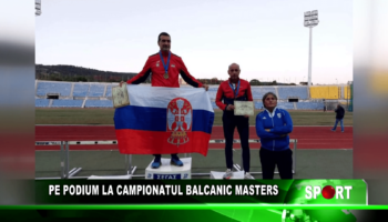 Pe podium la Campionatul Balcanic Masters