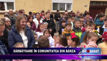 Sărbătoare în comunitatea din Bârza