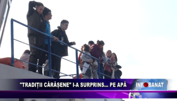 „Tradiții cărășene” i-a surprins…    pe apă