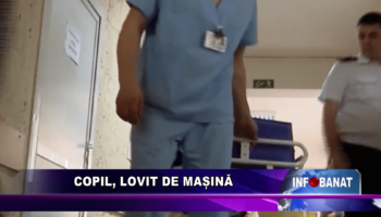 Copil, lovit de mașină