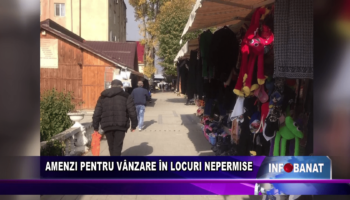 Amenzi pentru vânzare în locuri nepermise