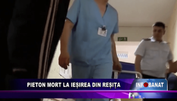 Pieton mort la ieșirea din Reșița