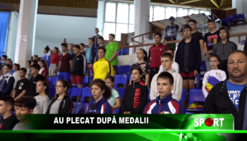 Au plecat după medalii