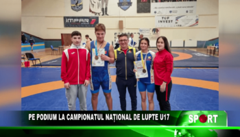 Pe podium la Campionatul Național de Lupte U17
