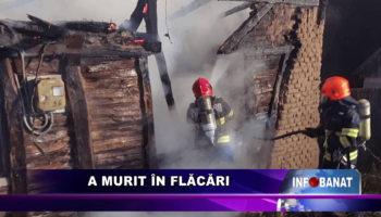 A murit în flăcări