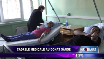 Cadrele medicale au donat sânge