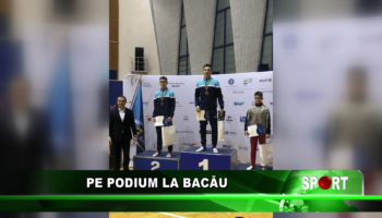 Pe podium la Bacău