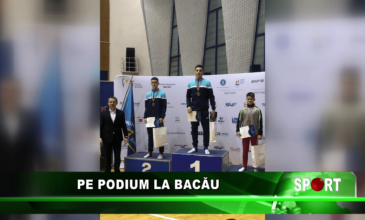 Pe podium la Bacău