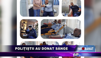 Polițiștii au donat sânge