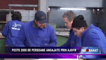 Peste 2000 de persoane angajate prin AJOFM