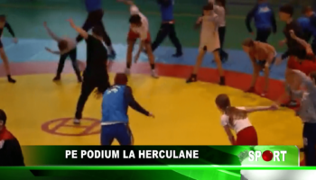 Pe podium la Herculane