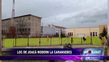 Loc de joacă modern la Caransebeș