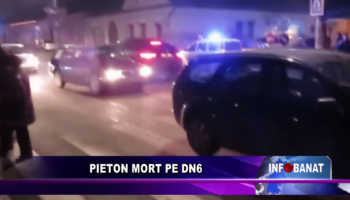 Pieton mort pe DN6