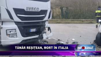 Tânăr reșițean, mort în Italia