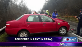 Accidente în lanț în Caraș