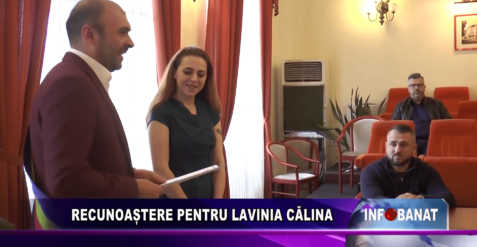 Recunoaștere pentru Lavinia Călina