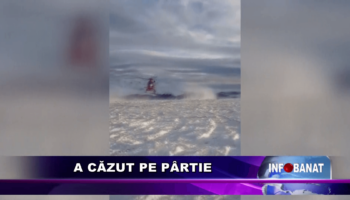 A căzut pe pârtie