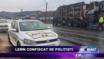 Lemn confiscat de polițiști