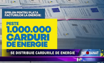 Se distribuie cardurile de energie
