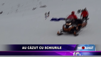 Au căzut cu schiurile