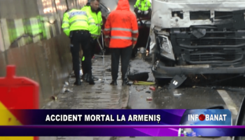 Accident mortal la Armeniș