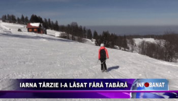 Iarna târzie i-a lăsat fără tabără