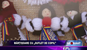 Mărțișoare cu „suflet de copil”