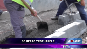 Se refac trotuarele