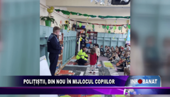 Polițiștii, din nou în mijlocul copiilor