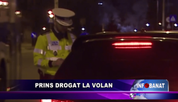 Prins drogat la volan