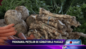 Programul piețelor de Sărbătorile Pascale