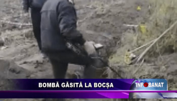 Bombă găsită la Bocșa