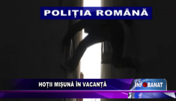 Hoții mișună în vacanță