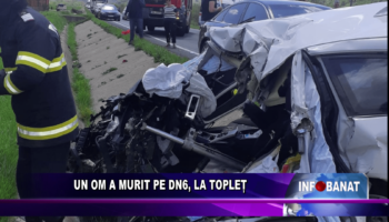 Un om a murit pe DN6, la Topleț
