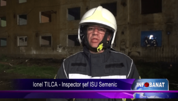 Bloc cuprins de flăcări