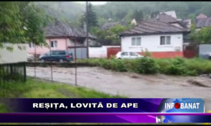 Reșița, lovită de ape