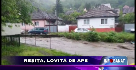 Reșița, lovită de ape