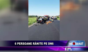 6 persoane rănite pe DN6
