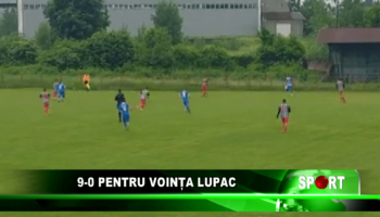 9-0 pentru Voința Lupac