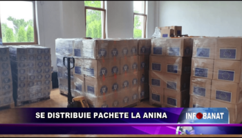 Se distribuie pachete la Anina