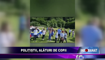 Polițiștii, alături de copii