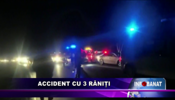 Accident cu 3 răniți