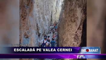 Escaladă pe Valea Cernei